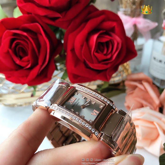 百達翡麗PATEK PHILPPE Twenty4系列 長方形表殼 藍寶石表鏡 女士腕表  wssb4122